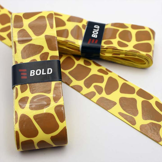Bold Giraffe padel overgrip unrolled