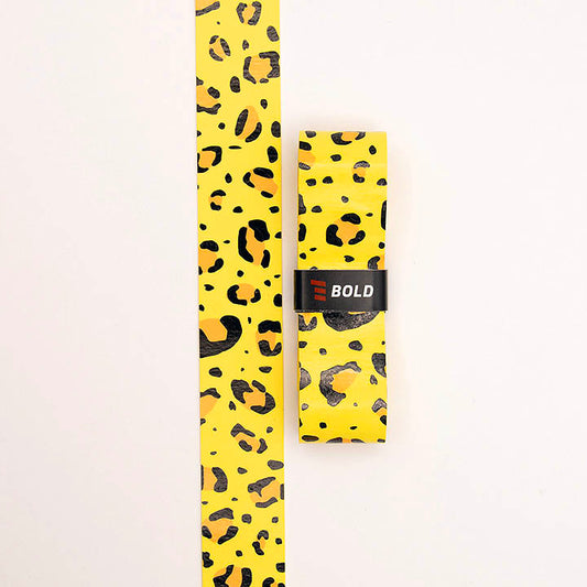 Bold Leopard padel overgrip unrolled