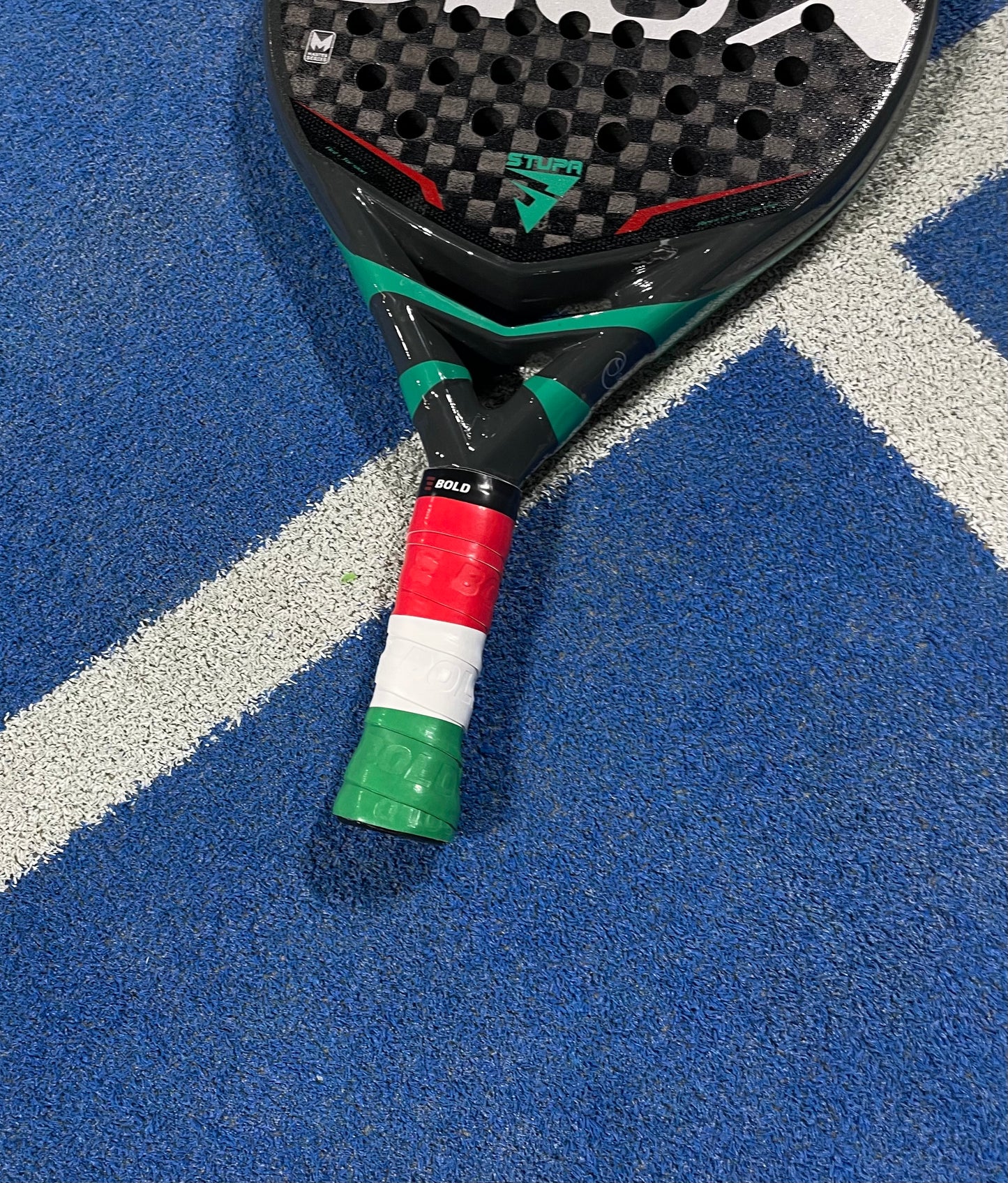 Italian Flag Bold padel overgrip