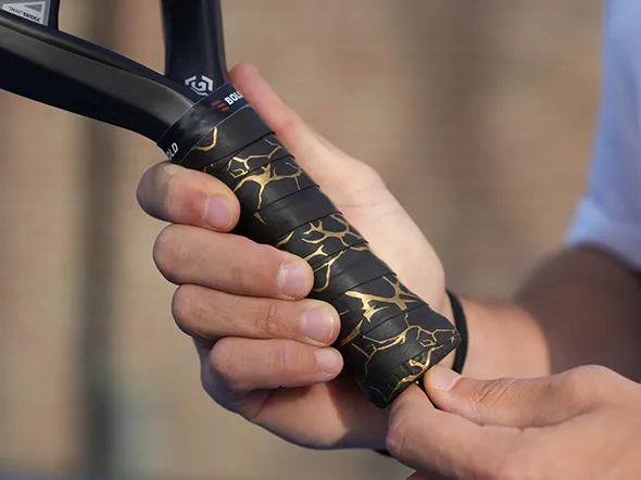 Bold Padel premium overgrips in vibrant designs