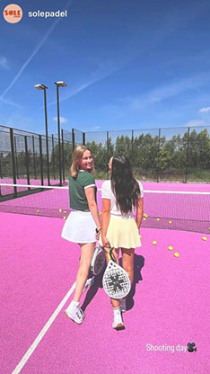 Sole Padel Instagram post featuring Bold overgrips